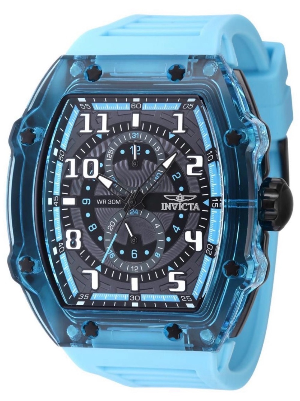48716 - Invicta Racing Cyclone Men's Watch - 48.5mm, Blue new